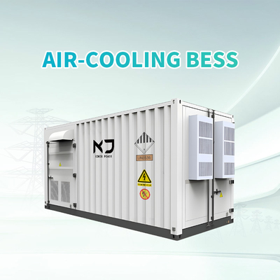 Luchtkoeling 20FT 768Vdc 1,29MWh Batterij-energieopslagsysteem 400Vac BESS in containers